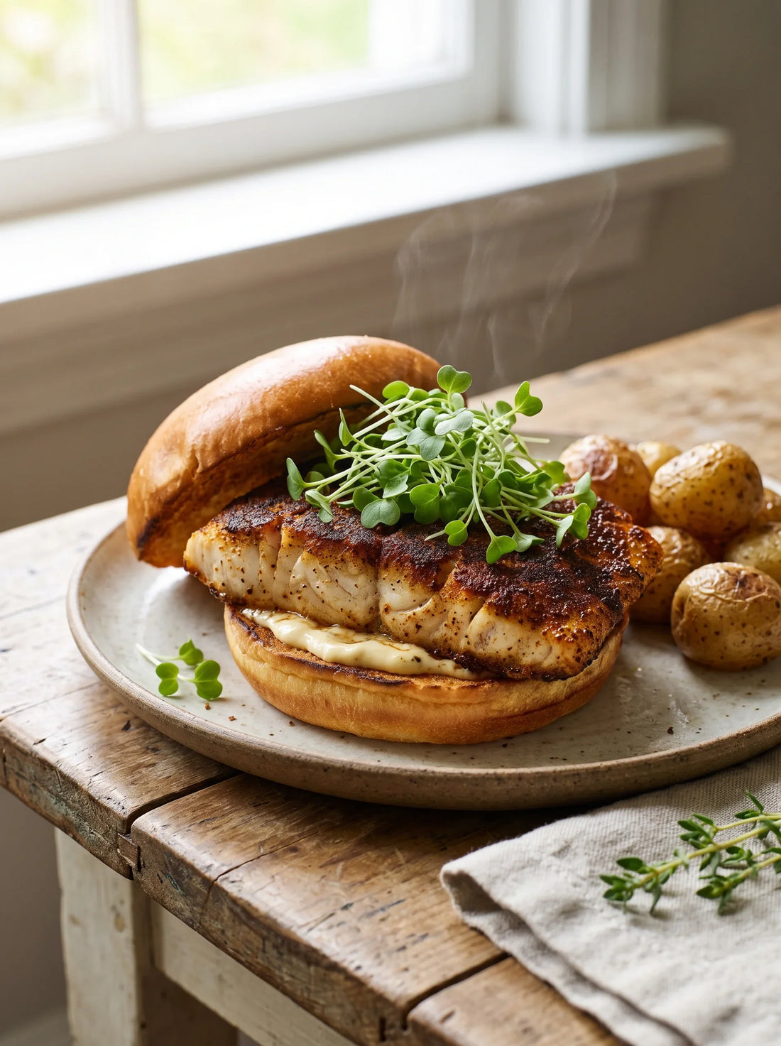 Blackened Fish Sandwich