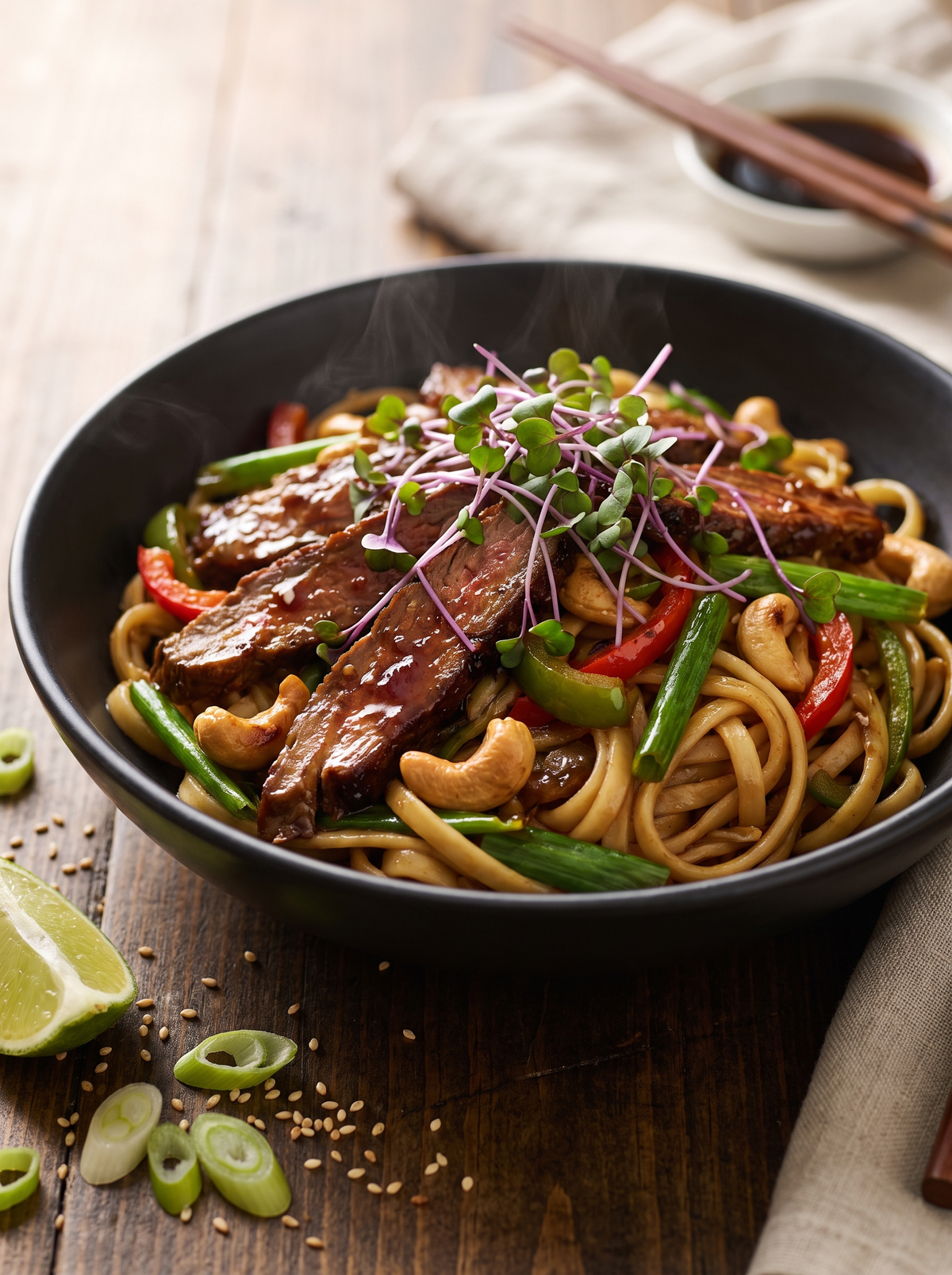 Mongolian Beef Noodles