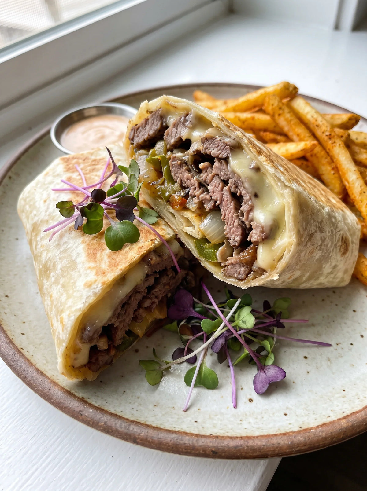 Philly Cheesesteak Wrap