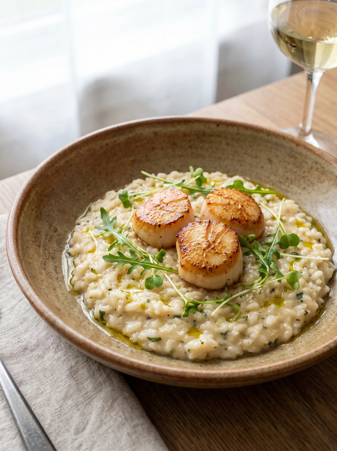 Scallop Risotto