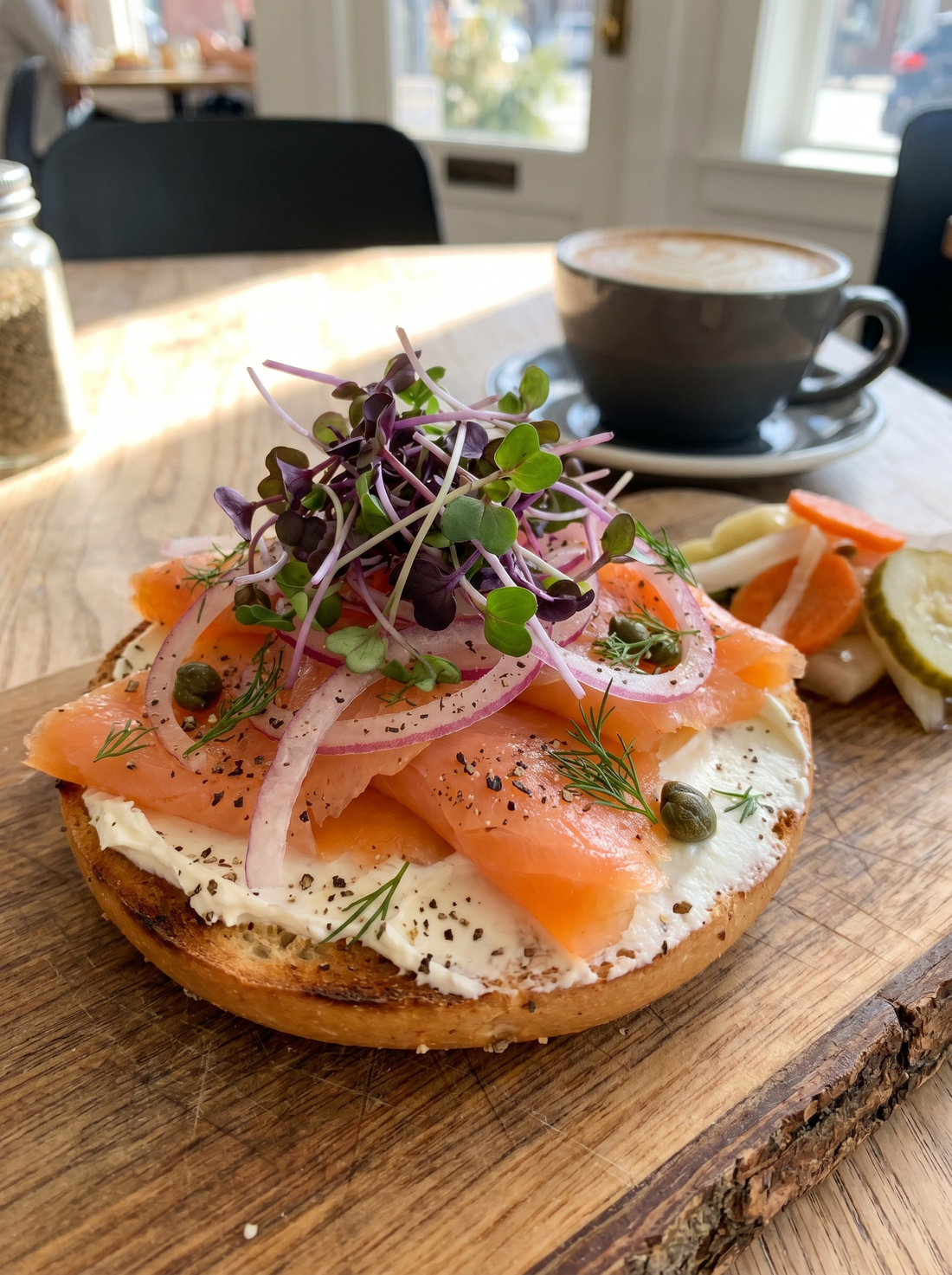 Smoked Salmon Bagel