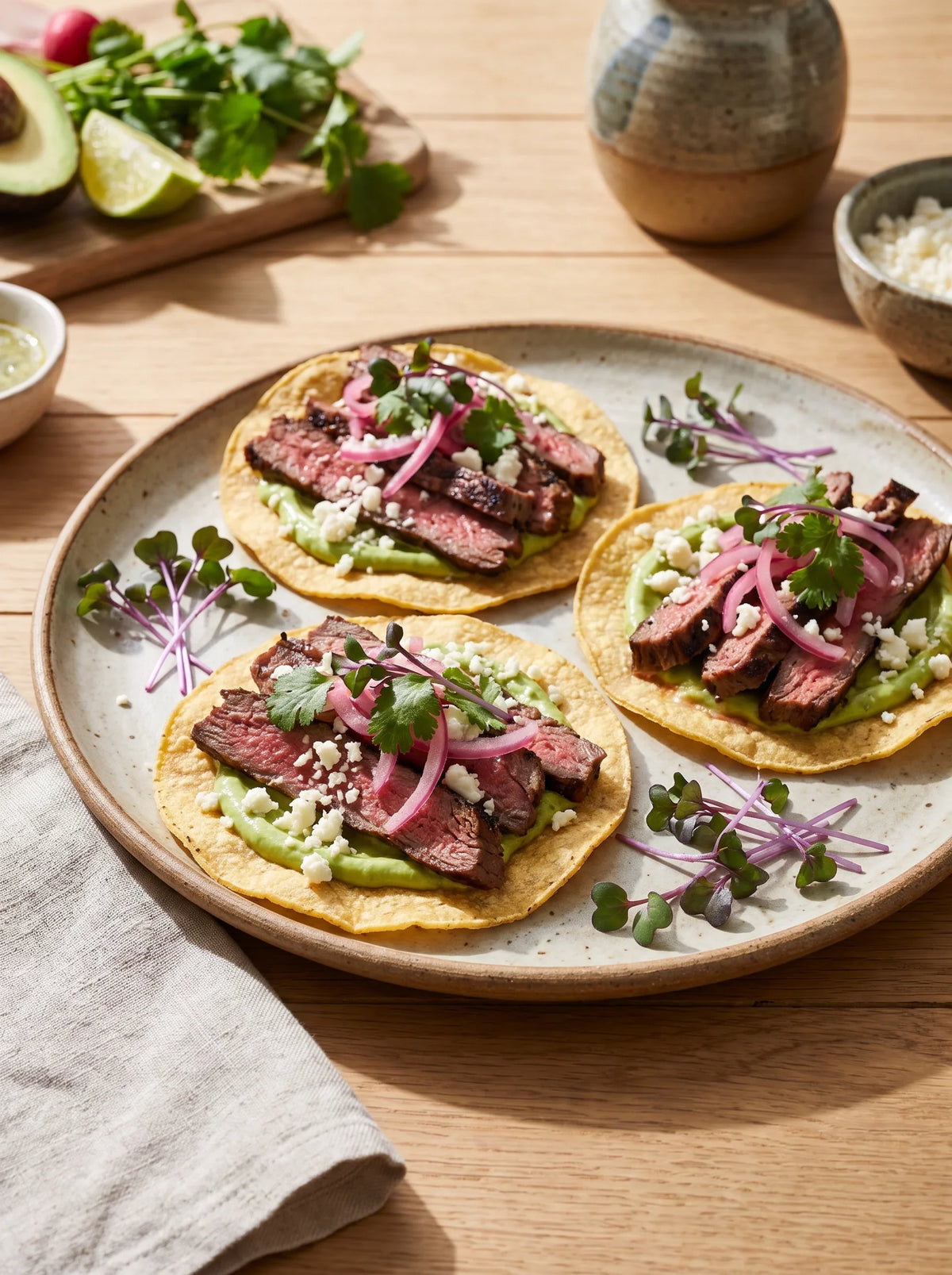 Steak Tostadas