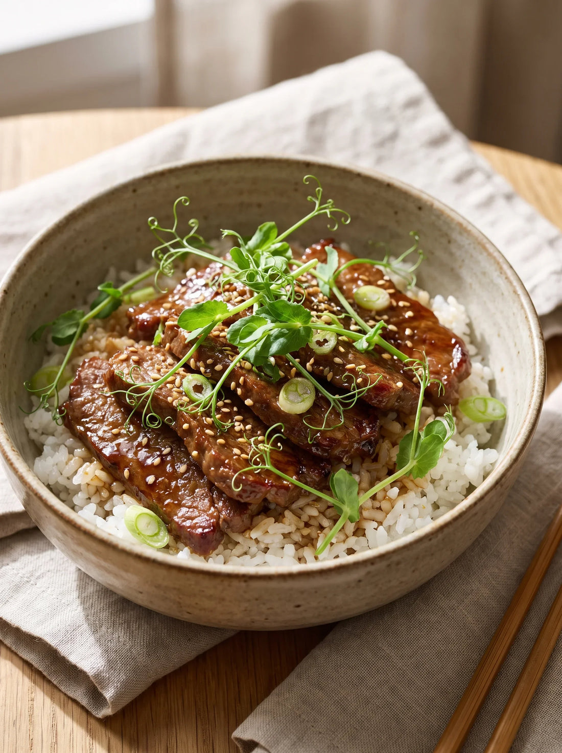 Teriyaki Beef Rice Bowl
