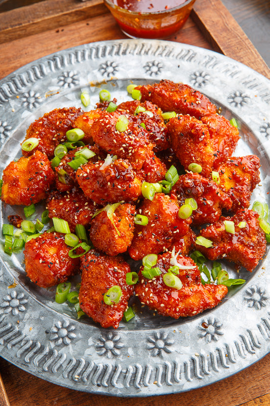 Crispy Honey Sriracha Chicken
