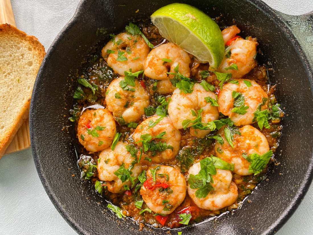 Garlic Chilli Butter Prawns