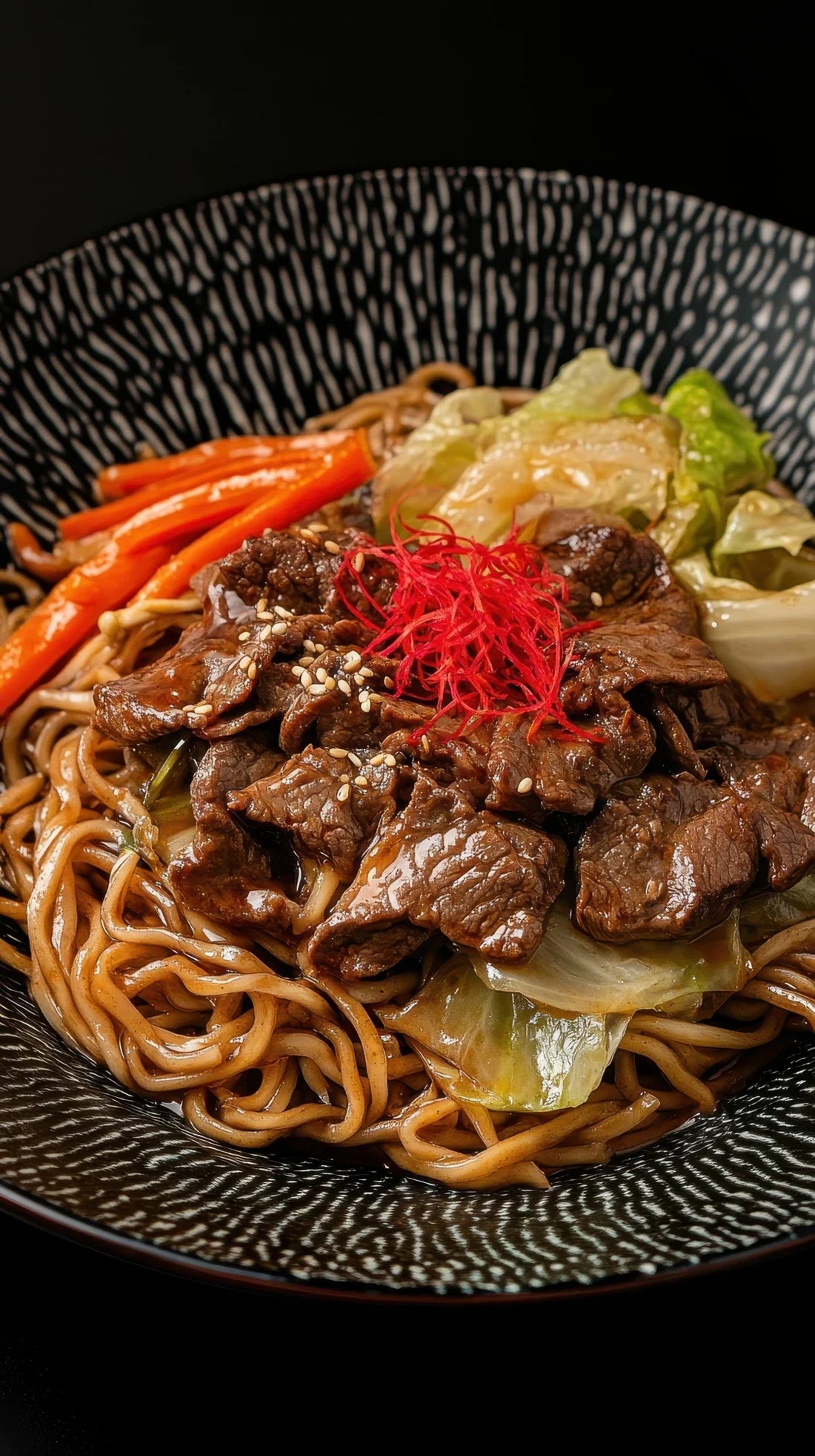 Spicy Rib Eye Udon Noodles