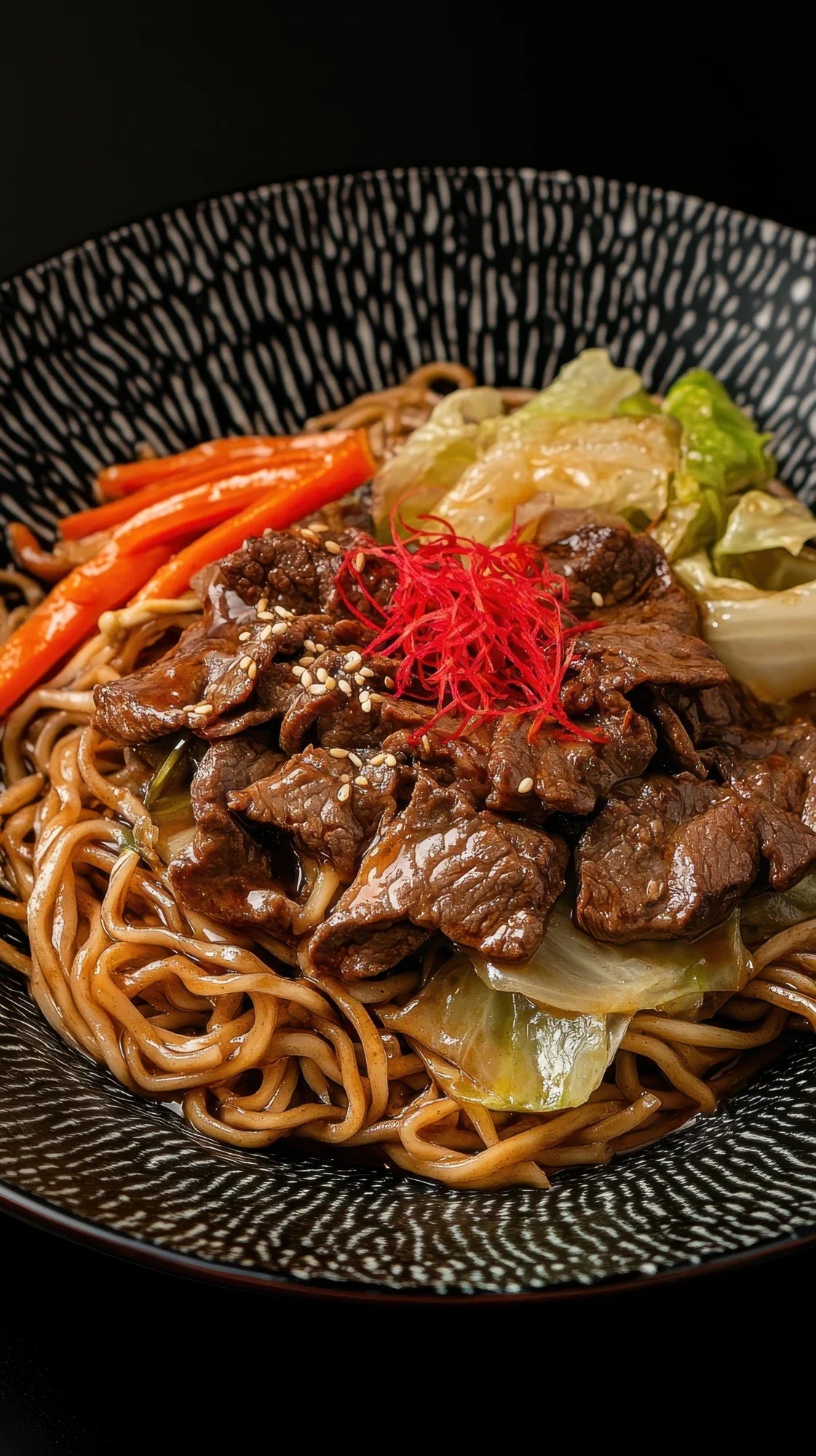 Spicy Rib Eye Udon Noodles