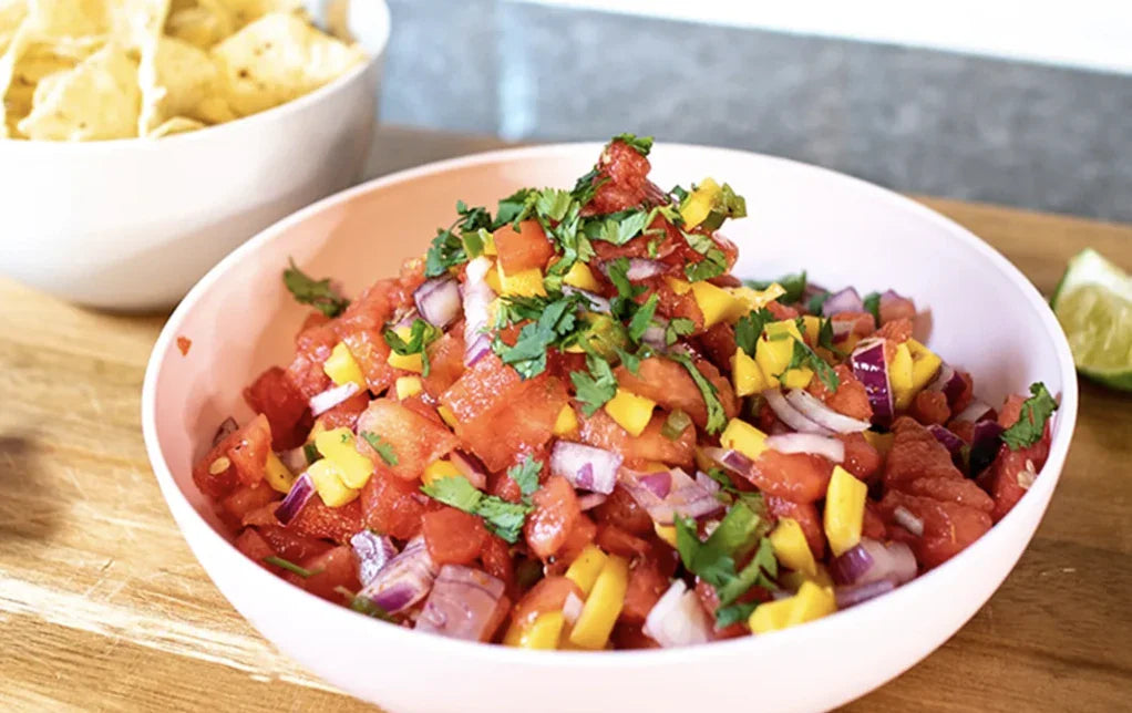 Watermelon Mango Cilantro Salsa